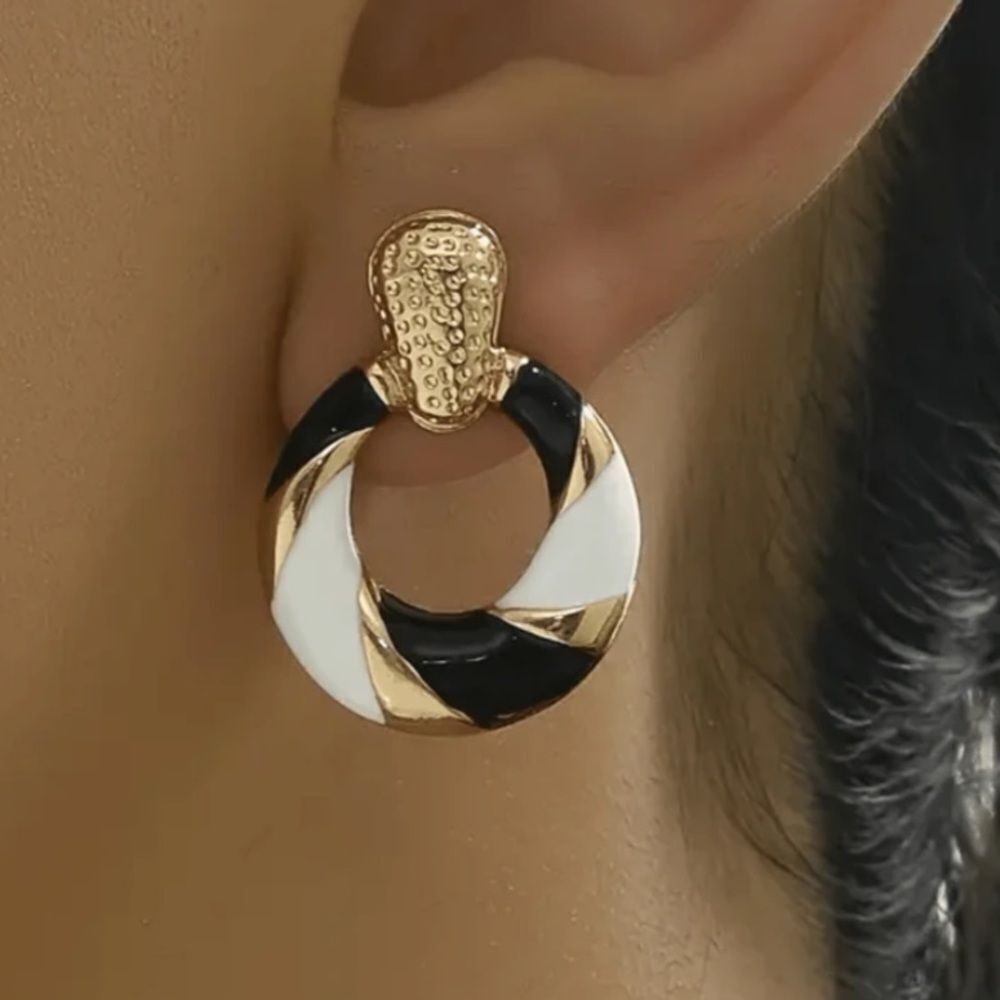 3for$20 Fashion Vintage Creative Two-Tone Geometric Earrings